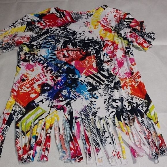 Rouge women's shirt Multicolor size 2x - Picture 9 of 9